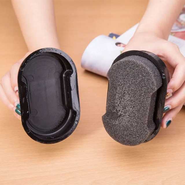 Shoe Polish, Colorless Universal Shoe Cleaning Tool, Maintenance Care, Cleaning Shoe Wax Brush, Double-Sided Sponge Wipe, Polishing