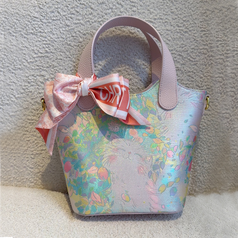 Famous Intangible Cultural Heritage Song Brocade Vintage Floral Single-Shoulder Crossbody Handbag Made of Mulberry Silk, New Chinese Style Light Luxury Tote Bag for Women
