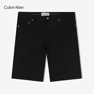 CK Jeans 男装合身版型时尚简约纯色短款休闲裤 J315081