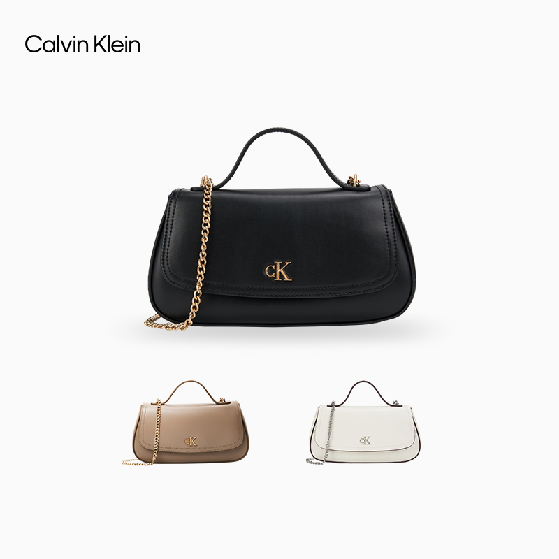 Ck Women's Bag Casual Elegant Commuter Style Lightweight Simple Letter Shoulder Handbag Chain Bag Saddle Bag Gift Ck Women's Bag Casual Elegant Commuter Style Lightweight Simple Letter Shoulder Handbag Chain Bag Saddle Bag Gift