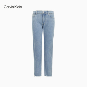 CK Jeans2021春夏新款女装浅蓝中腰男友版牛仔裤CKJ061 J216015