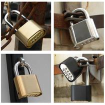 Waterproof and rust-proof brass large extended 4-digit rainproof combination lock warehouse door cabinet secret room copper padlock head