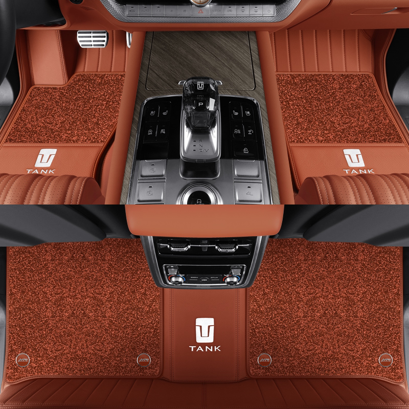 Suitable for Tank 300 400 500 700 New Energy Hi4-T Car Leather Floor Mats Full Surround Modification