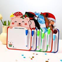 Can wipe desktop writing board whiteboard childrens home message Christmas scrubbing board students small gift stationery