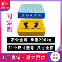 Jiangsu school examination room entrance and exit inspection platform Airport high-speed rail station large-scale exhibition anti-slip body search security inspection platform