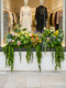 Window Sill Flower Box Artificial Green Plant Decoration Hanging Plant Flower Arrangement Guardrail Door Head Flower Trough Decoration Artificial Flowers and Plants