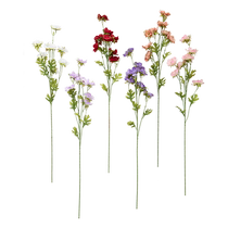 Simulated flying swallows and bluebells wild chrysanthemums single-branch flower vase decoration fake flowers home silk flower arrangements diy flower art