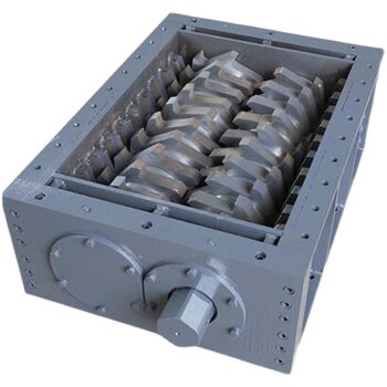 Shredder chassis crusher knife box straw large and small double-axis plastic garbage wood scrap iron sheet metal