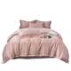 European style light luxury high-end quilt cover four-piece set summer washing silk naked sleeping silky silk bed sheets and bed cap