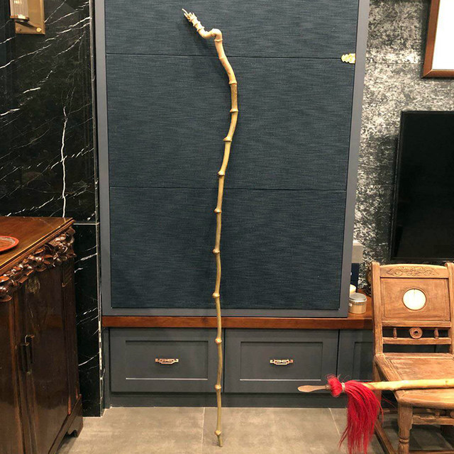 Bamboo Sticks, Lightweight Literati Crutches, Outdoor Trekking Sticks, Layman Meditation Sticks