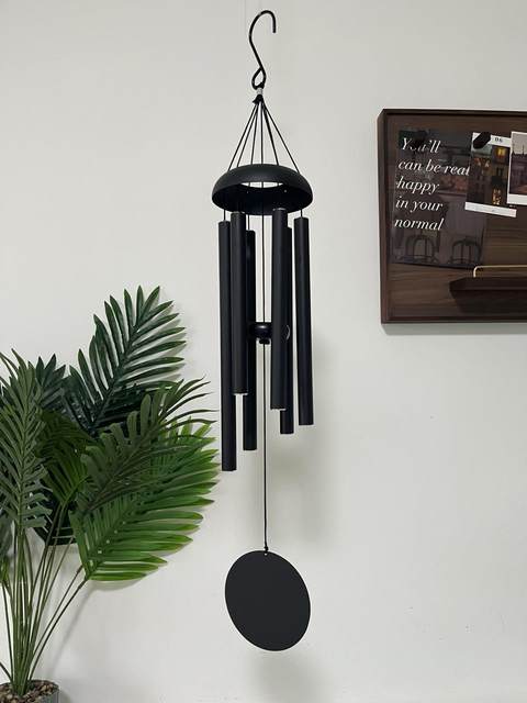 Aluminum Tube Music Wind Chime Metal Outdoor Courtyard Balcony Indoor Pleasant-Sounding Hanging Ornament Creative High-End Gift Box