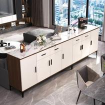 Yr slate sideboard light luxury home wall-mounted living room tea cabinet storage cabinet modern minimalist wine cabinet storage cabinet bowl