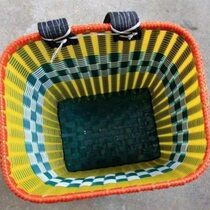 Handmade bamboo basket Chongqing Guizhou Sichuan bamboo strips bamboo basket storage basket dance props basket durable