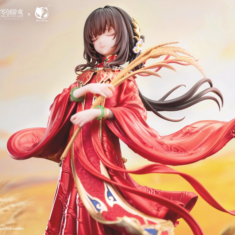 Bearpanda: the Starving People of the Late Ming Dynasty, Thousand-Mile Journey, Red Dress, 1/6 Scale Figure