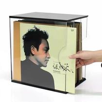 Vinyl record storage rack 1-inch acrylic album disc transparent storage box display rack