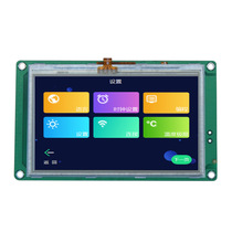 4 3-inch configuration serial screen is compatible with multiple plc industrial control touch hmi resistive 4-wire industrial serial screen bare screen
