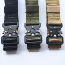 Military version of the original 511 tactical belt Cobra multi-functional tactical quick-draw belt alloy nylon braided belt