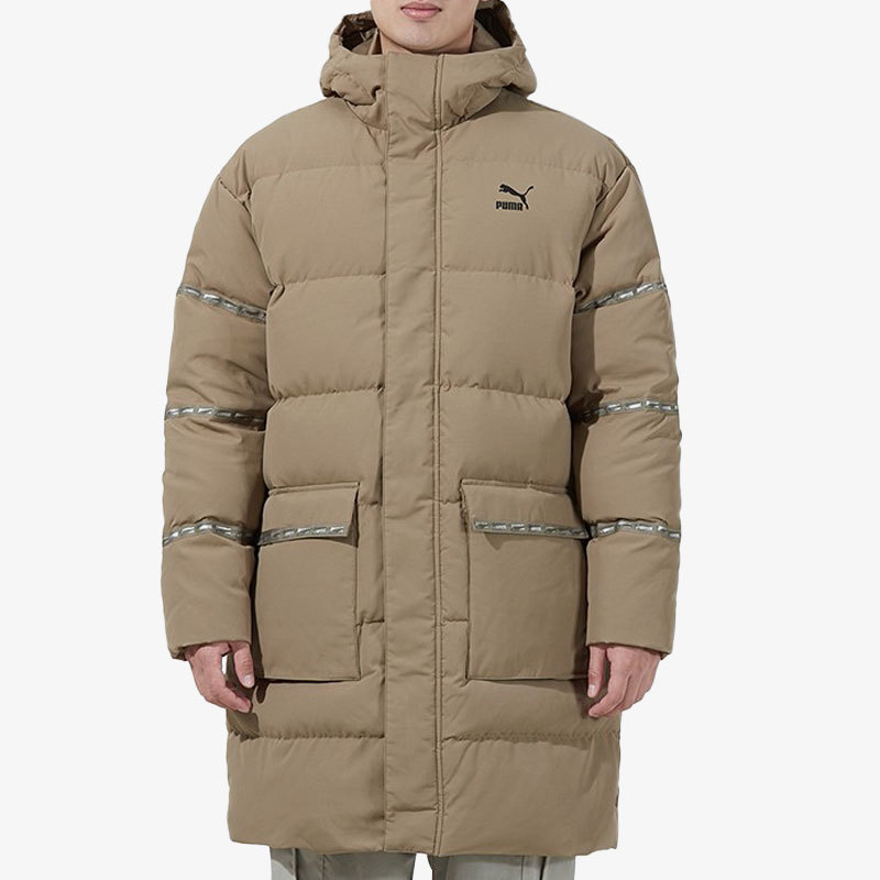 Puma Official Authentic New Season Men's Warm Hooded Long down Jacket 846422-43