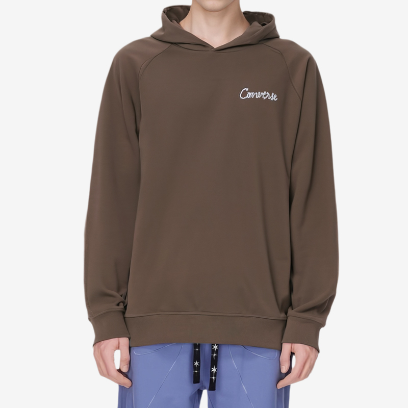 Converse/Converse Genuine 2025 New Men's Trendy Simple Hooded Sweatshirt 10024580-A03