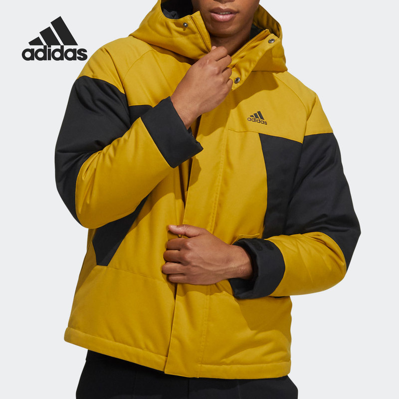 Adidas/Adidas Genuine Men's and Women's Outdoor Windproof Sports Warm Hooded down Jacket H23091