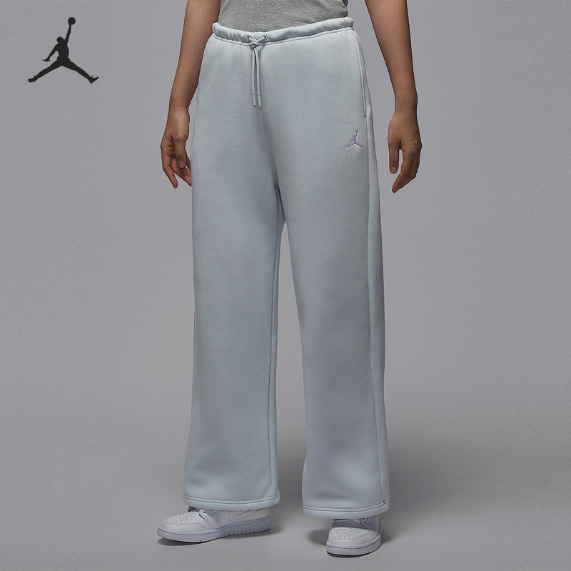 Nike/Nike Genuine Jordan Women's Straight-Leg Fleece-Lined Knitted Daily Pants Ih2395-043