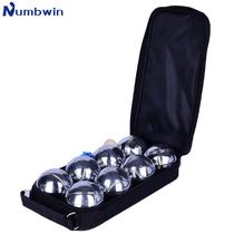 Numbwin grass ball 8 ball bag 6 ball bag 3 ball bag French national ball metal bocce ball free accessories plus bag