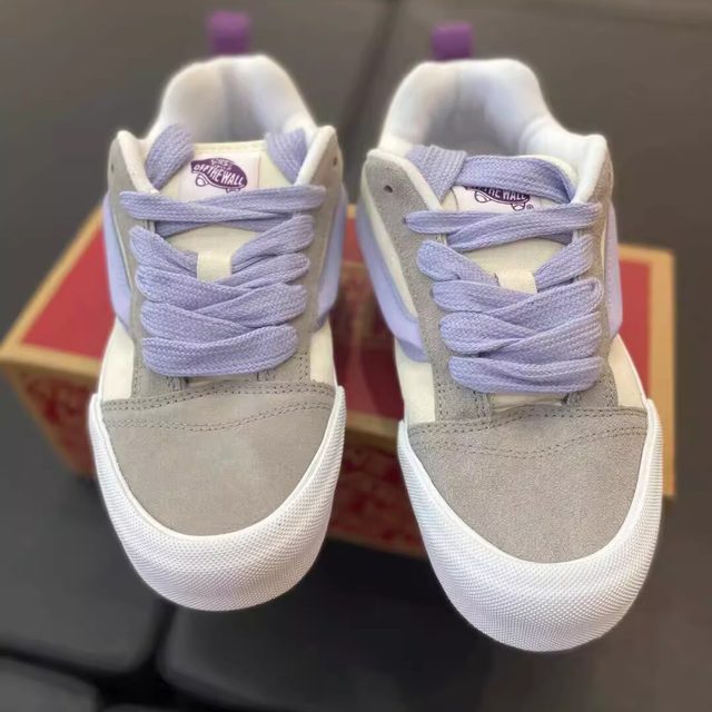 Kun Skool bread shoes rose red dragon fruit color fat potato shoes men's and women's shoes suede sneakers plus velvet shoes