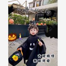Halloween childrens costumes boys and girls cloak cosplay costumes kindergarten devil bat clothes