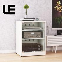 Uni Audio Cabinet Amplifier Cabinet Professional Home Theater Equipment Cabinet Speaker Cabinet Glass Door with Lock