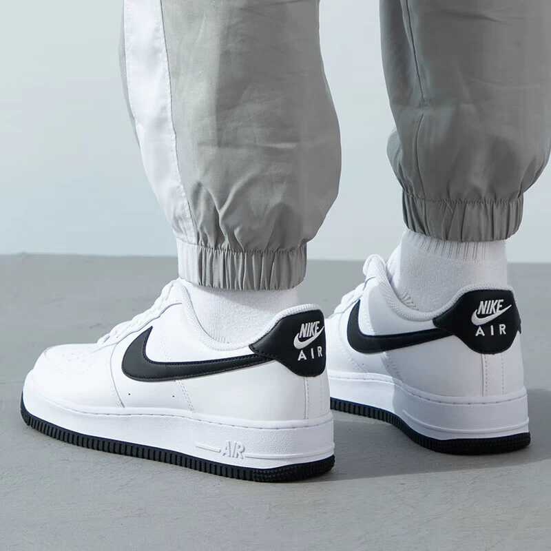 Кроссовки Nike мужские AF1 черно-белые Air Force 1 sneakers