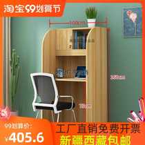 Tibet and Xinjiang self-study room study table immersive partition table and chair postgraduate entrance examination table self-study table closed desk