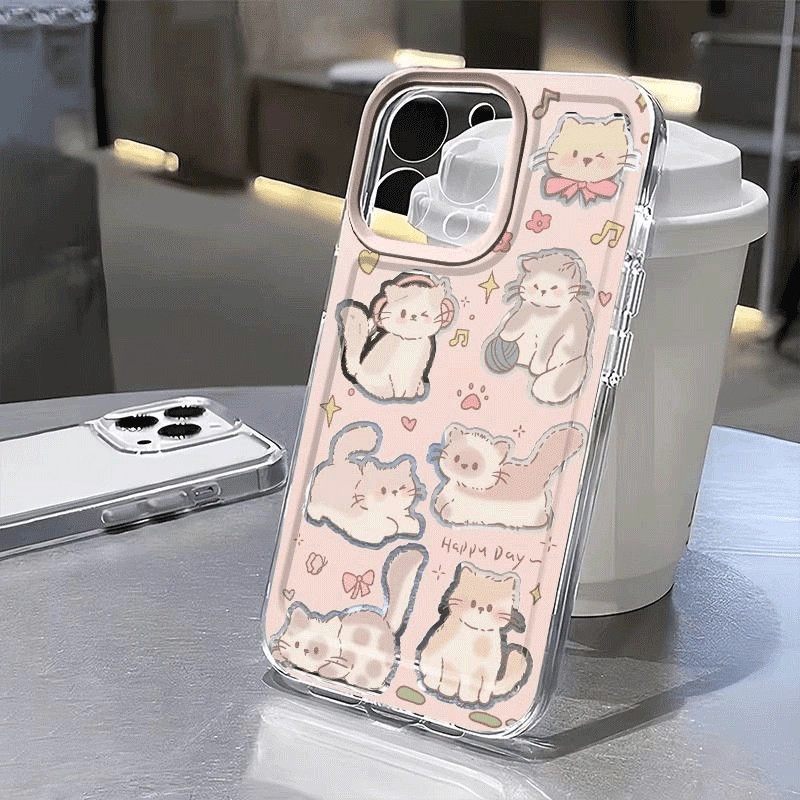 Vega Is Suitable for Apple 17 New Model 15 Phone Case 14Promax New Model 13Pro Transparent 16E Protective Case 12 Anti-Drop 11Por Ultra-Thin Xr Cartoon Female 8Plus Full Coverage Male 7 High-End Feel Pm