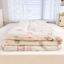 Class 2024 washed cotton double-layer gauze printed mattress cartoon floral fresh mattress cute