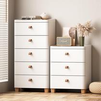 Thickened drawer-type storage cabinet plastic storage cabinet living room bedroom household snack cabinet multi-layer bedside storage rack