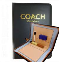 Zipper volleyball tactics board coach command board folding tactics book erasable magnetic direct selling