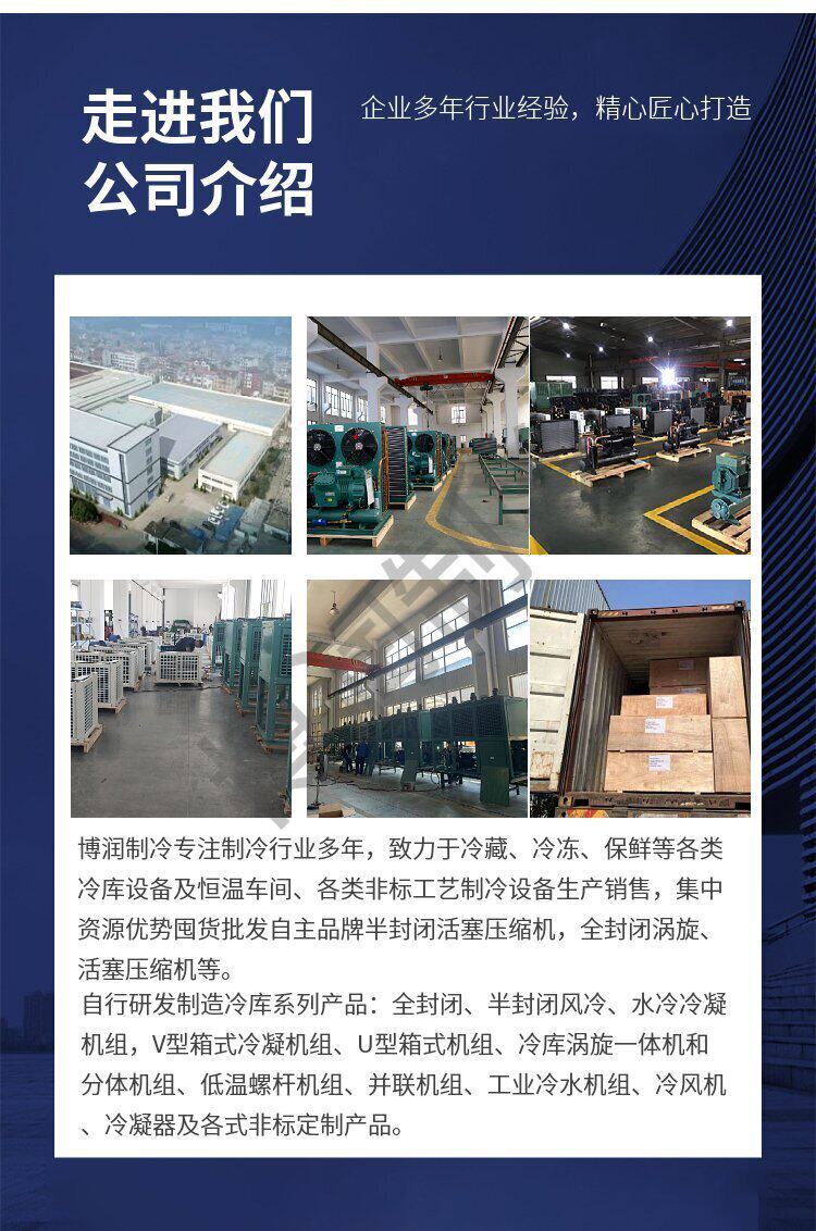 3匹5P博润制冷全封闭压缩机冷库全套制冷设备机组组一体机(图11)