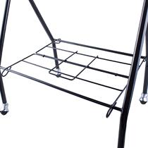 2024 New Wheeled Saddle Rack (Two-Pack) Saddle Rack Foldable Saddle Rack Stable Supplies Lodge Horse Equipment