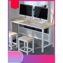 School training room computer room computer table multimedia computer room student training board double desk and chair computer table