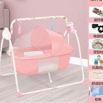 Baby cradle hammock foldable electric rocking crib newborn sleeping bed baby automatic rocking chair bed coaxing baby god