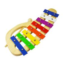 Childrens percussion instrument aluminum plate piano kindergarten teaching aids Orff percussion xylophone eight-tone brick primary school student small carillon