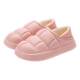 Waterproof Cotton Slippers for Women, New Autumn and Winter Models for Home and Outdoor Use, Fleece-Lined, Warm, Thick-Soled Fur Slippers