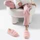 Waterproof Cotton Slippers for Women, New Autumn and Winter Models for Home and Outdoor Use, Fleece-Lined, Warm, Thick-Soled Fur Slippers