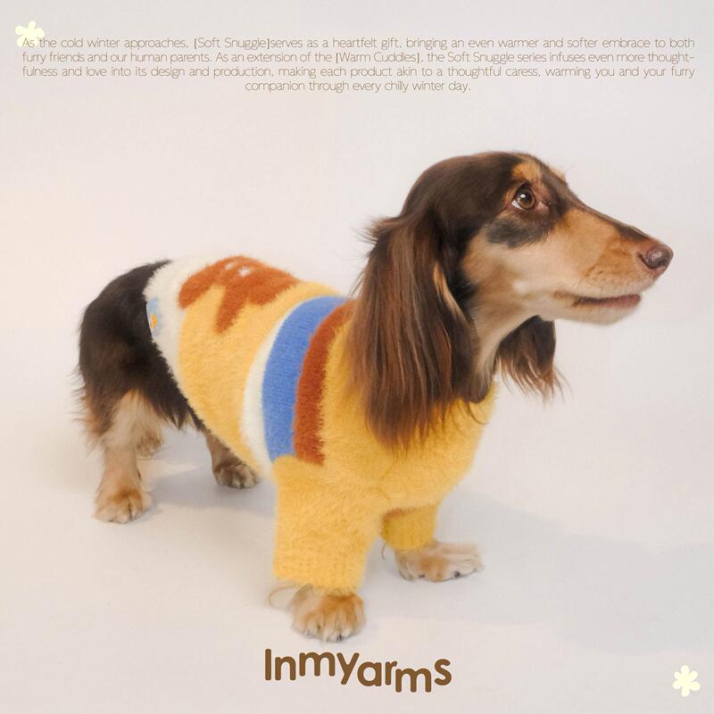 Inmyarms Warm Gingerbread Man Soft and Fluffy Dog Sweater Winter Warm Clothing for Cats and Dogs Dachshund Small Greyhound Clothes