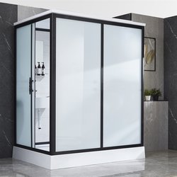 Integral Toilet Renovation Bath Rural Shower Room Balcony Tempered Glass Bathroom Bath