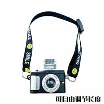 Plush doll accessories luminous webbing strap camera accessories wind camera cartoon camera necklace sweater chain pendant