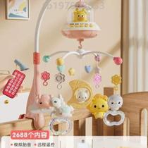 Rattle baby hanging piece newborn music hanging baby rotating lathe bedside comfort toy bell