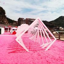 Nationally shipped Internet celebrity pink beach non-fading pink beach Internet celebrity pink sand in scenic spots shipping fee not included