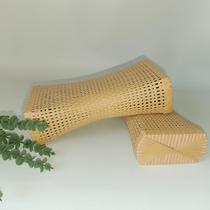 Imitation rattan hollow cooling pillow summer hollow pillow steaming pillow cervical spine pillow beauty salon bath imitation rattan pillow