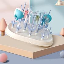 Baby bottle drain rack drying cover water filter dustproof household simple storage bracket storage drying drain rack