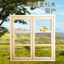 Grilled windows retro wooden windows customized window packages frame sets window frames decorative window props glass window screens